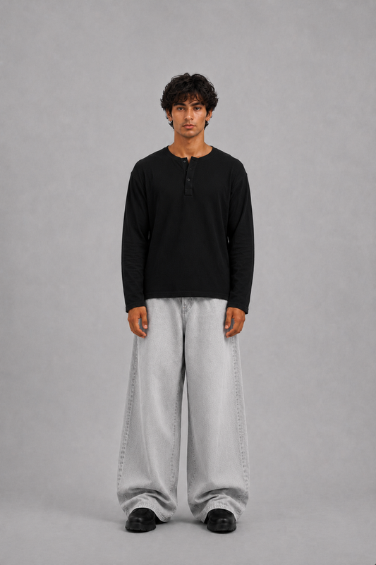 Shadow Waffle Henley