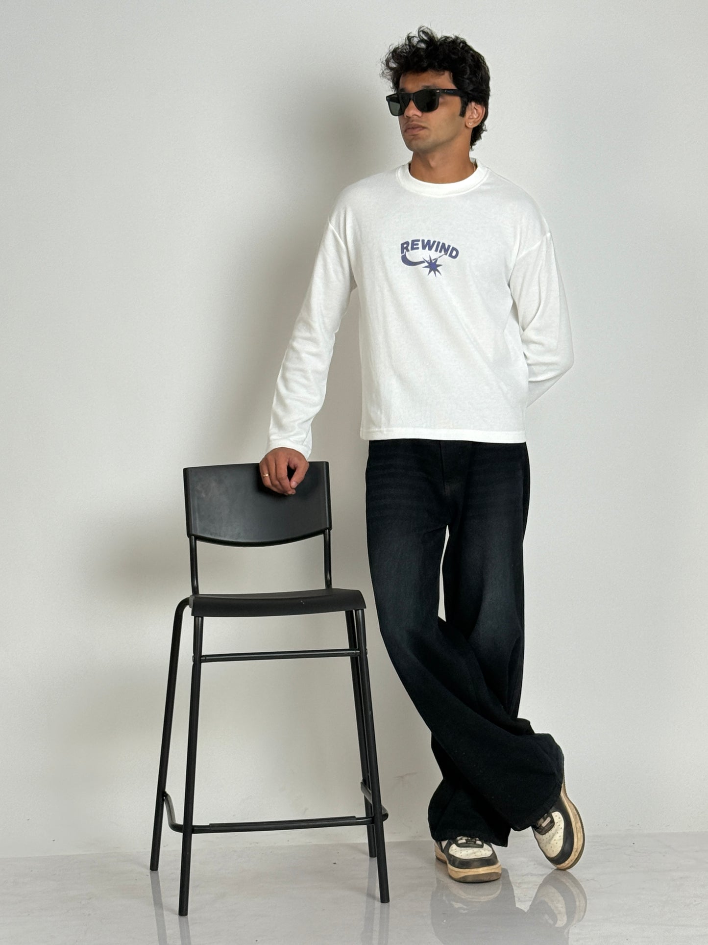 The "Rewind" Waffle Long-Sleeve